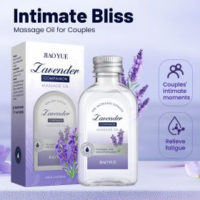 Aromatherapy Sensual Massage Oil for Couples - Relaxing Full Body Massage Oil for Date Night - Vegan Lavender for Massage Therapy Smooth Gliding Formu