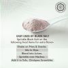 Himalayan Black Salt Extra-Fine Grind Powder 2.2 Lbs - Rarest & Enriched W/84+ Natural Minerals- Low Sodium- Mineral Rich Nutrition and Enhanced Taste