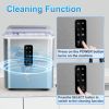 Countertop Ice Maker Machine, 26.5 lbs in 24Hrs, Electric ice Maker and Compact ice Machine with Ice Scoop and Basket