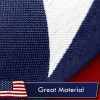American Flag 75D Printed Polyester 3x5 Ft Double Needle Lockstitch Edges