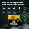 Shilajit Pure Himalayan Organic Shilajit Resin for Energy Maximum Potency Mental Clarity and Immunity 85  Natural Trace Minerals & Fulvic Acid Natural