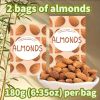 3 Bags of Almonds, 1.77Oz Each, Low Calorie And High Protein Snack, Nut Snack, Instant And Convenient to Carry, Office Snack