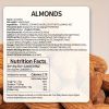 3 Bags of Almonds, 1.77Oz Each, Low Calorie And High Protein Snack, Nut Snack, Instant And Convenient to Carry, Office Snack