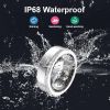 2025 New Smart Ring Elegant Smart Jewelry for Women, Luxury Diamond Fitness Ring with Visible Circuitry Design, All-Day Health Monitoring