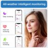 2025 New Smart Ring Elegant Smart Jewelry for Women, Luxury Diamond Fitness Ring with Visible Circuitry Design, All-Day Health Monitoring